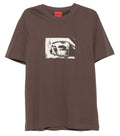 Brown Graphic Print T-Shirt 1