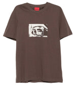 Brown Graphic Print T-Shirt 1