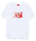 White Graphic Print T-Shirt 1