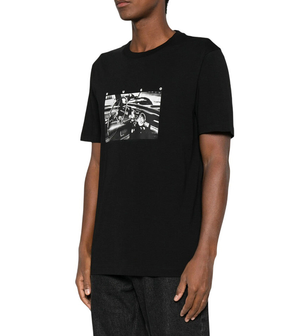Black Graphic Print T-Shirt 3