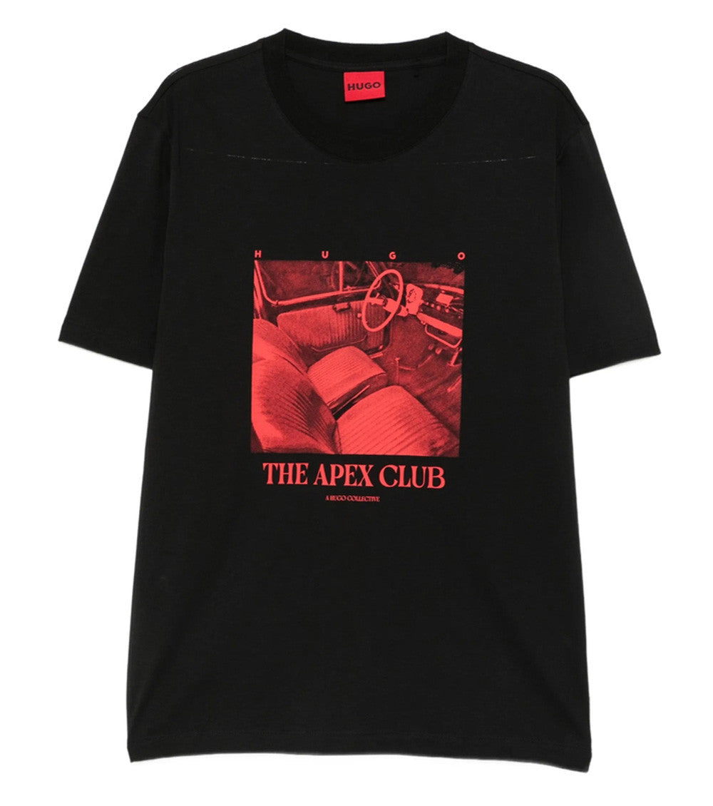 Black Graphic Print T-Shirt 1