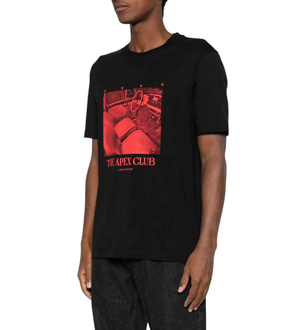 Black Graphic Print T-Shirt 2