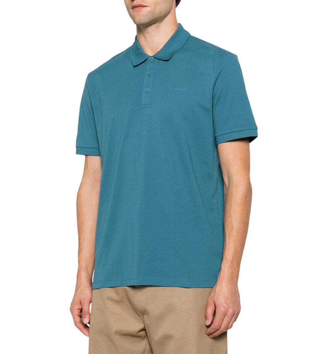 Blue Shirt Collar Polo 2