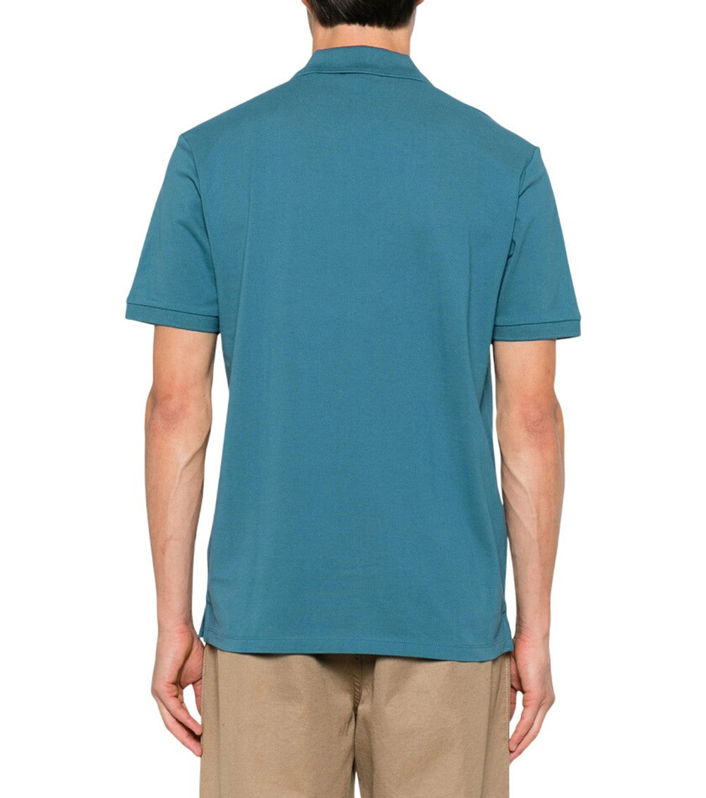 Blue Shirt Collar Polo 3
