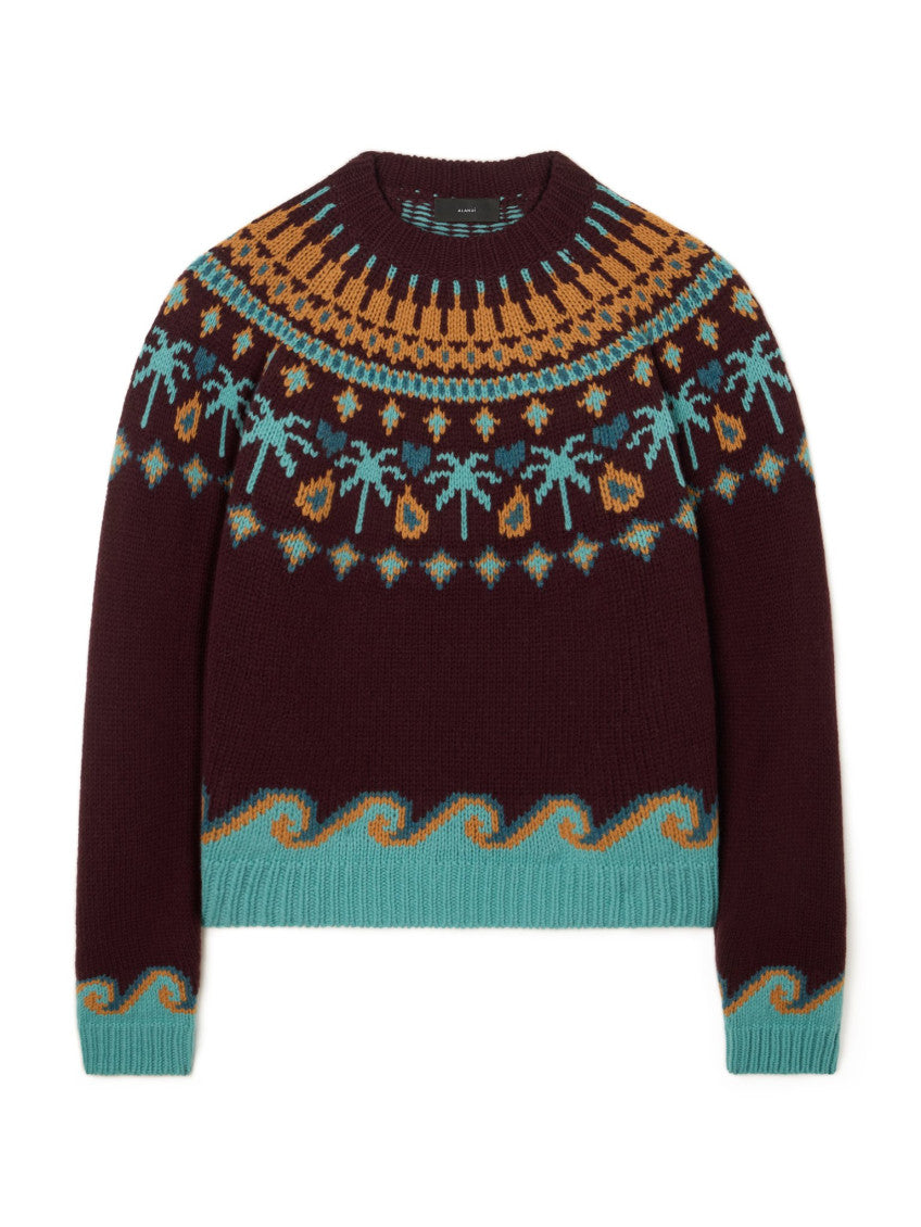 Dark Brown Crew Neck Sweater 1
