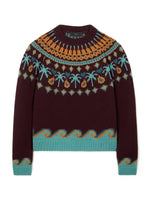 Dark Brown Crew Neck Sweater 1
