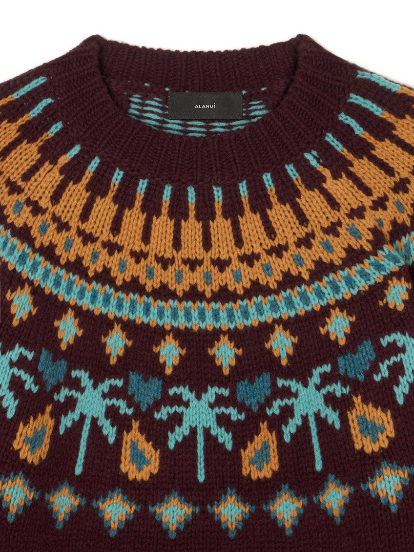 Dark Brown Crew Neck Sweater 3