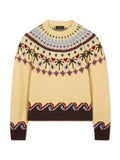 Yellow Crew Neck Sweater 1