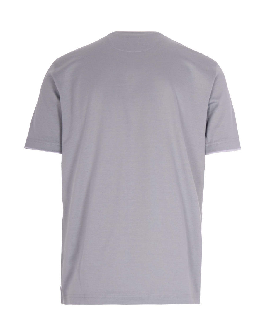 Grey Crew Neck T-Shirt 2