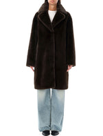 Brown Notched lapel Trench Coat 1