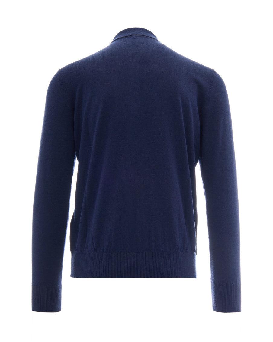 Blue Shirt Collar Polo 2