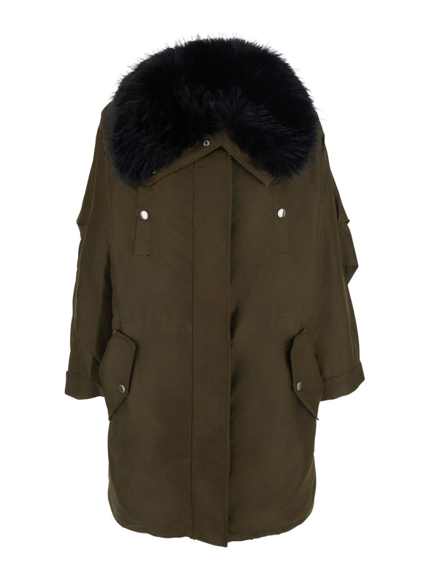 Green Trench Coat 1