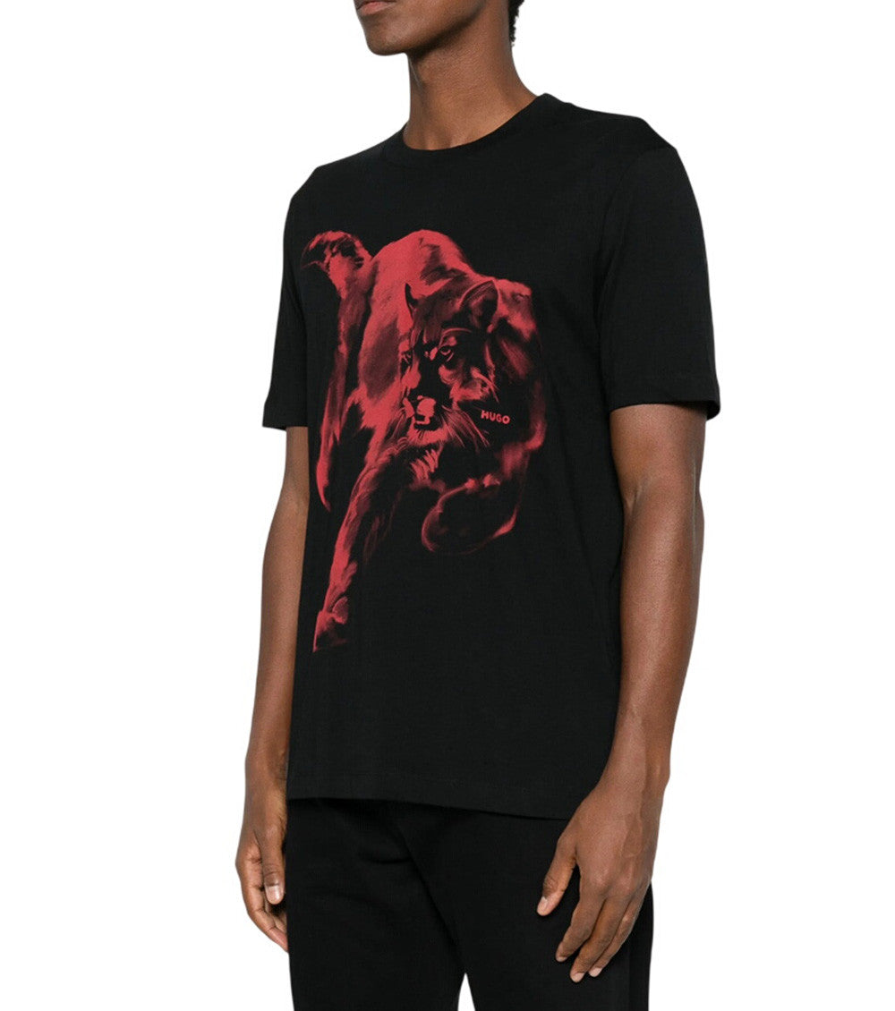 Black Graphic Print T-Shirt 2