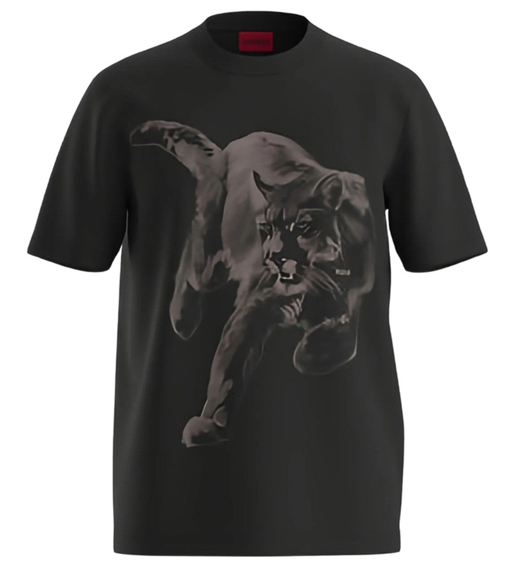 Black Graphic Print T-Shirt 1
