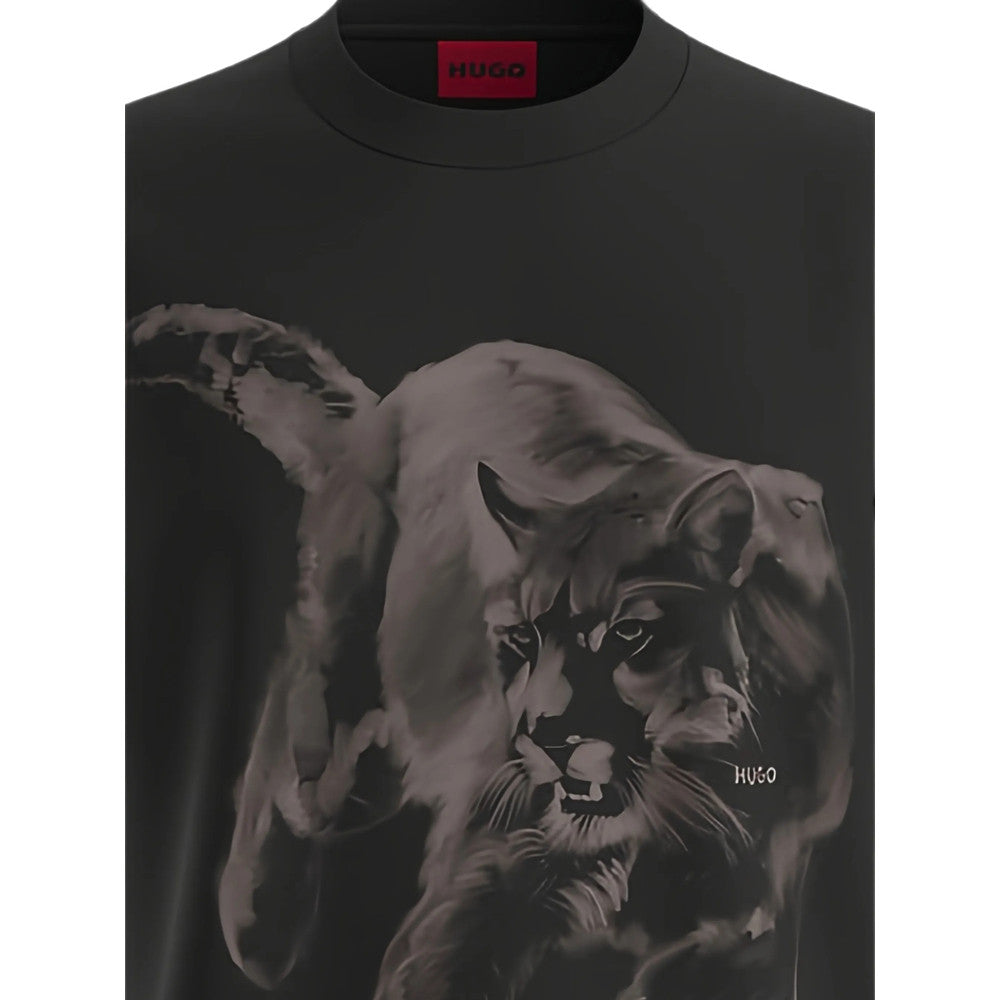 Black Graphic Print T-Shirt 4