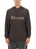 Dark Brown Logo Hoodie 1