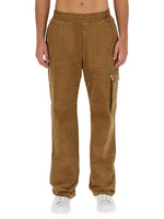 Beige Corduroy Cargo Trousers 1