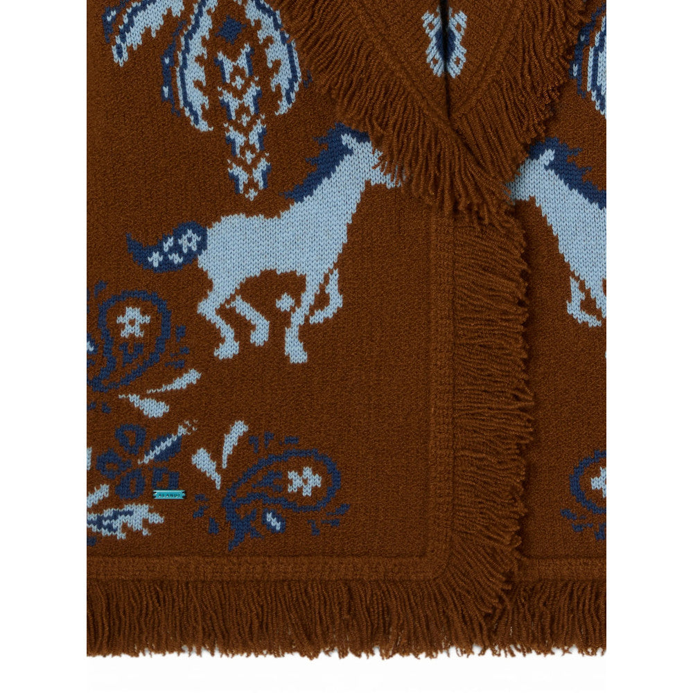 Brown Knitted Shawl Neck Cardigan 3