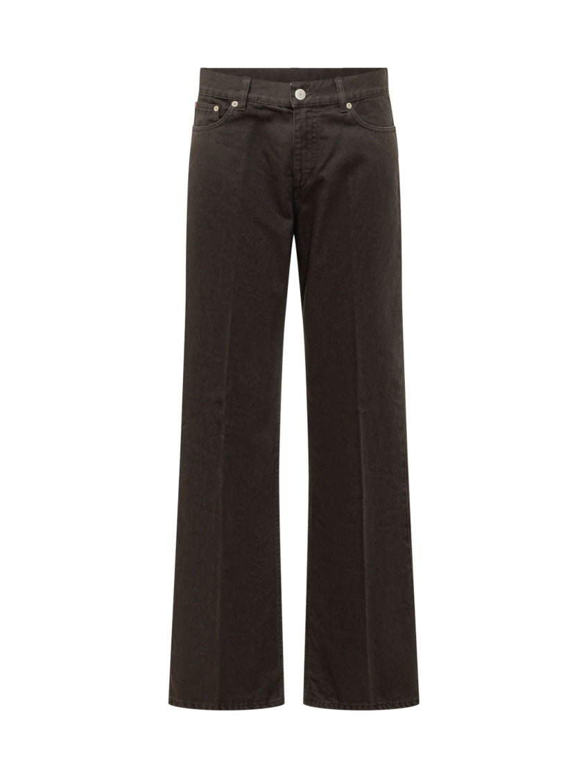 Black Bootcut Mid Rise Jeans 1