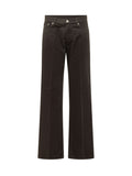Black Bootcut Mid Rise Jeans 1