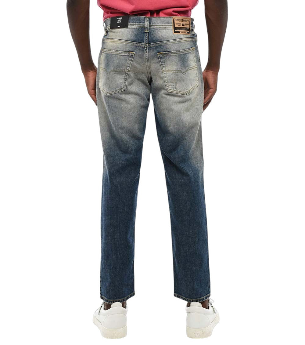 Blue Regular Mid Rise Jeans 2