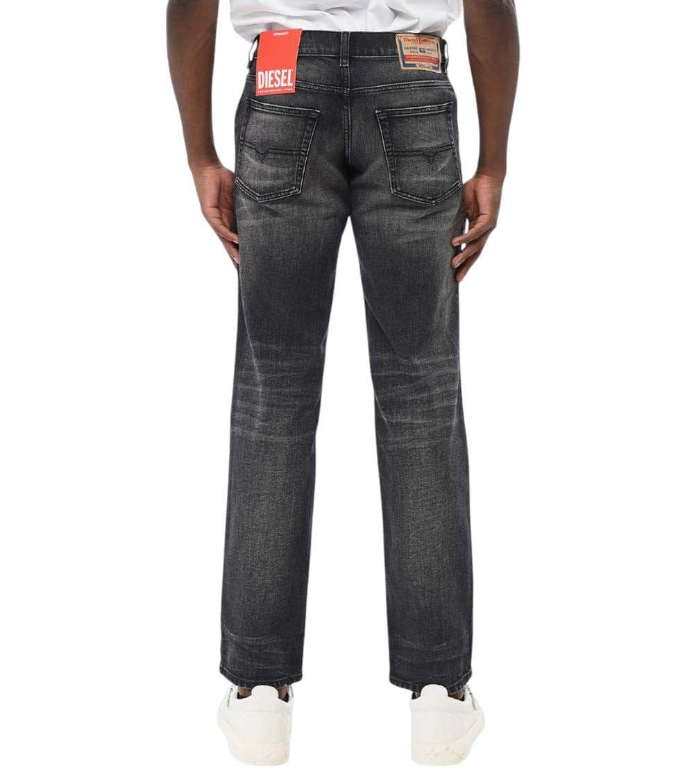 Black Regular Mid Rise Jeans 2