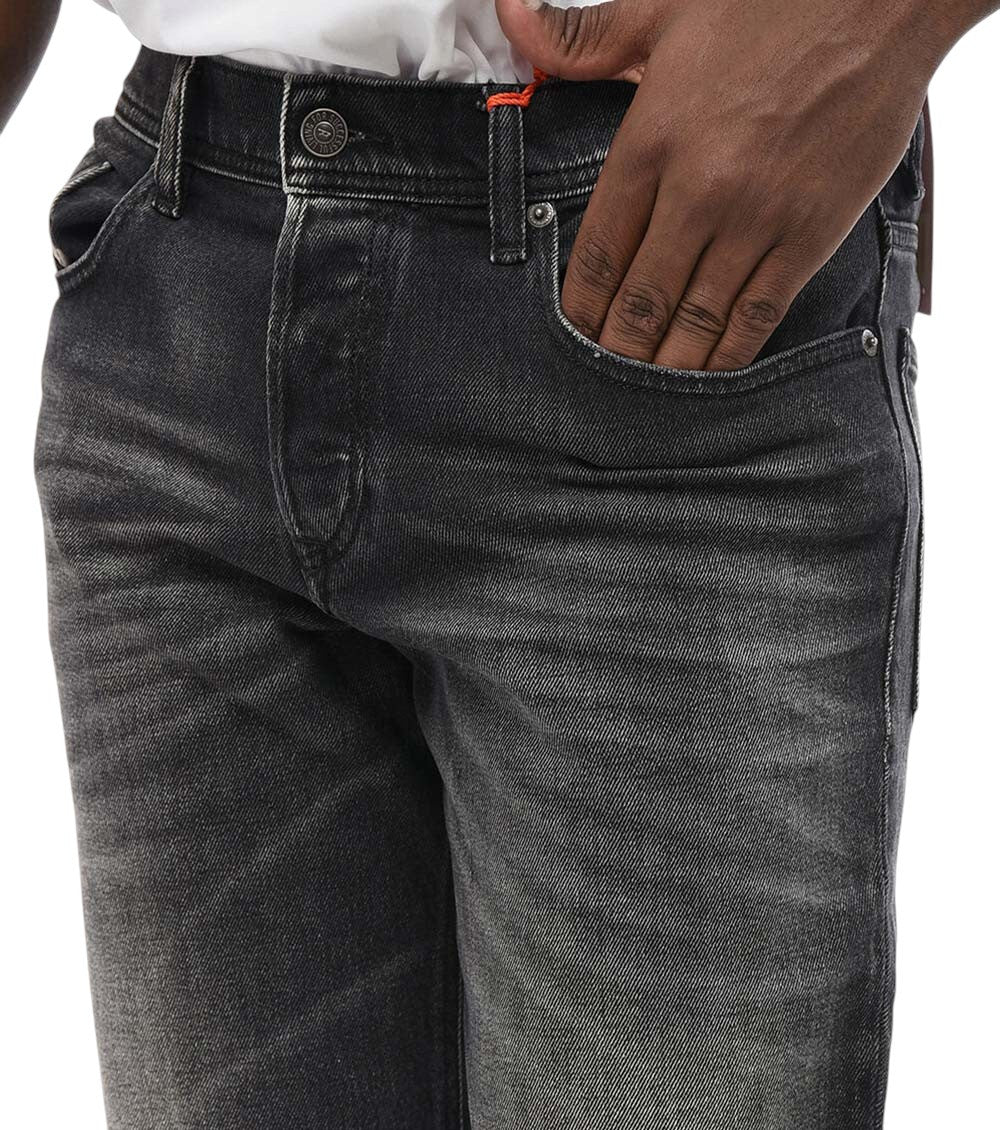 Black Regular Mid Rise Jeans 3