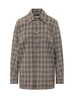 Grey Regular Plaid Shirt 1