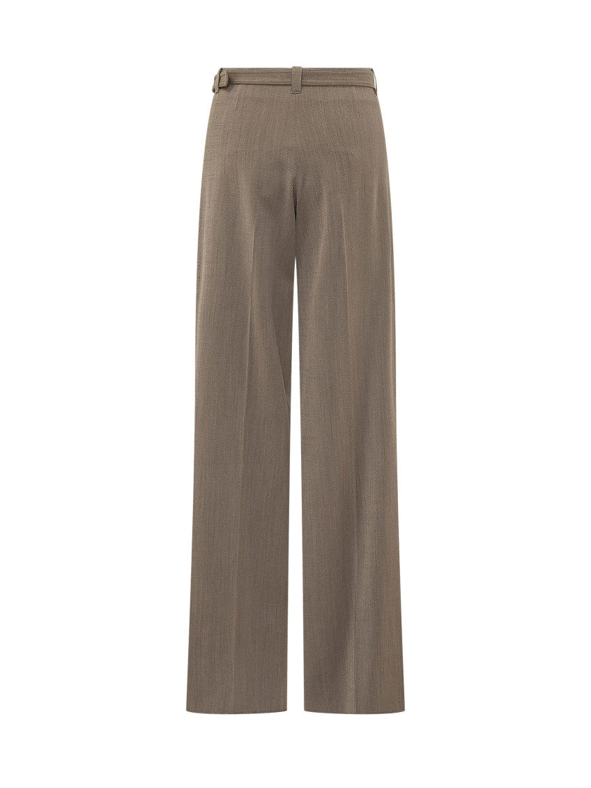 Brown Straight Pants 2