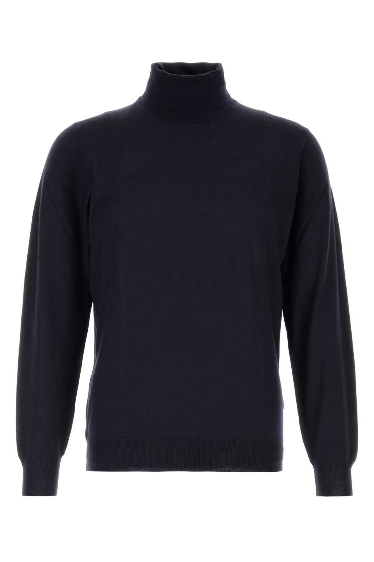 Midnight Blue Turtle Neck Sweater 1