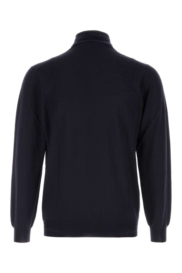 Midnight Blue Turtle Neck Sweater 2