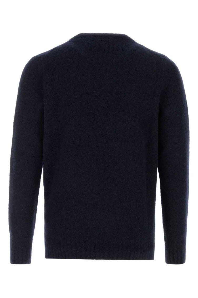 Navy Blue Knitted Sweater 2