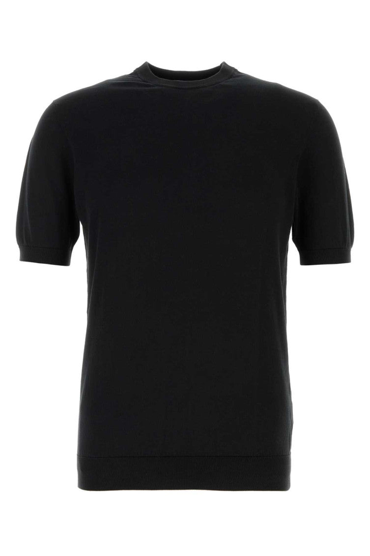 Black Crew Neck T-Shirt 1