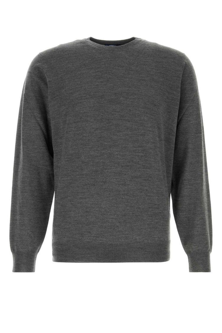 Grey Crew Neck Sweater 1