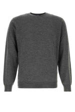Grey Crew Neck Sweater 1