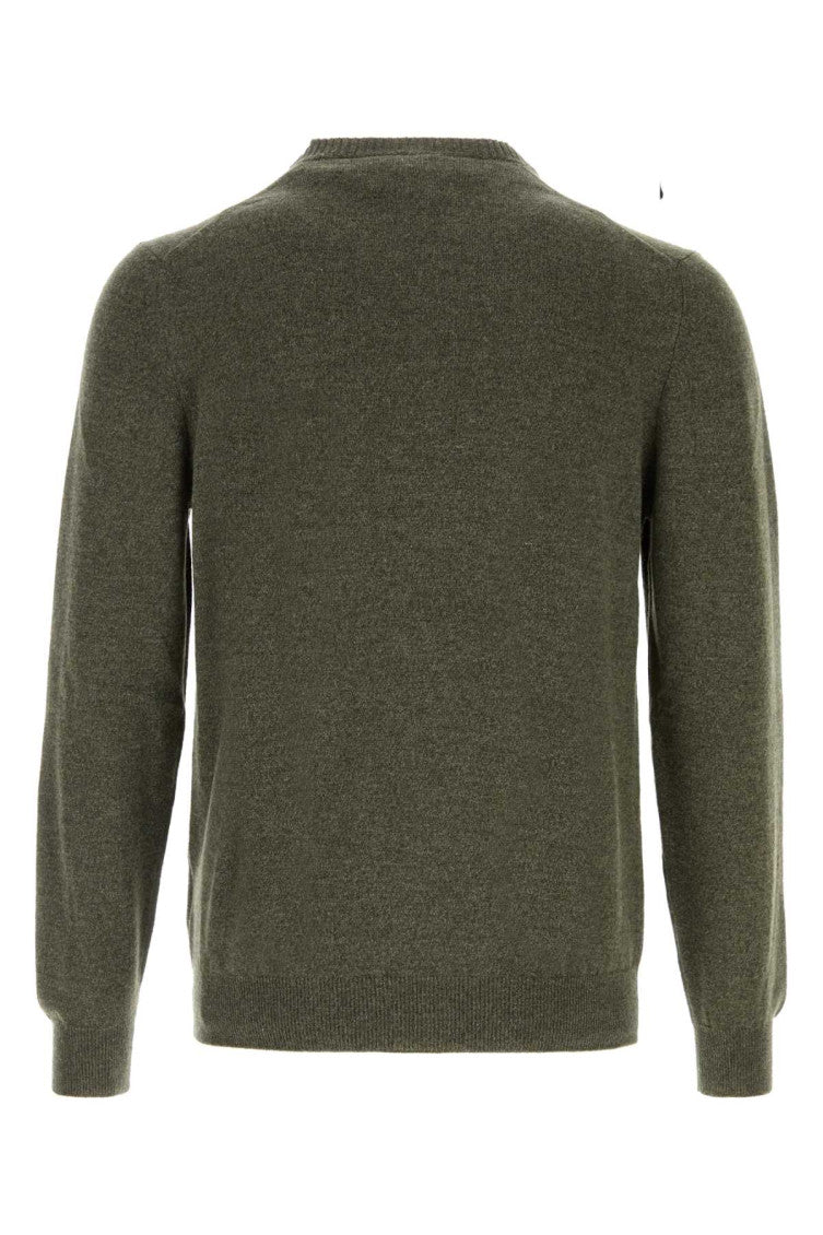 Green Crew Neck Sweater 2