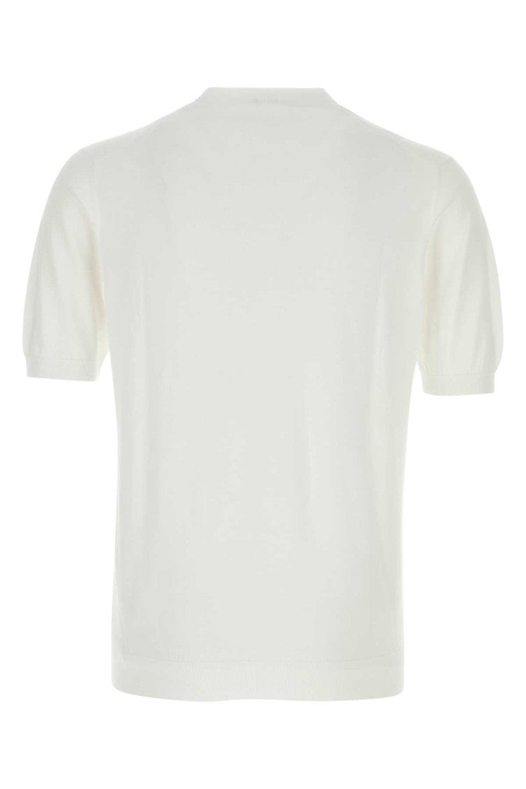 White Crew Neck T-Shirt 2