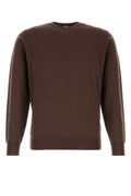 Brown Crew Neck Sweater 1