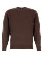 Brown Crew Neck Sweater 1