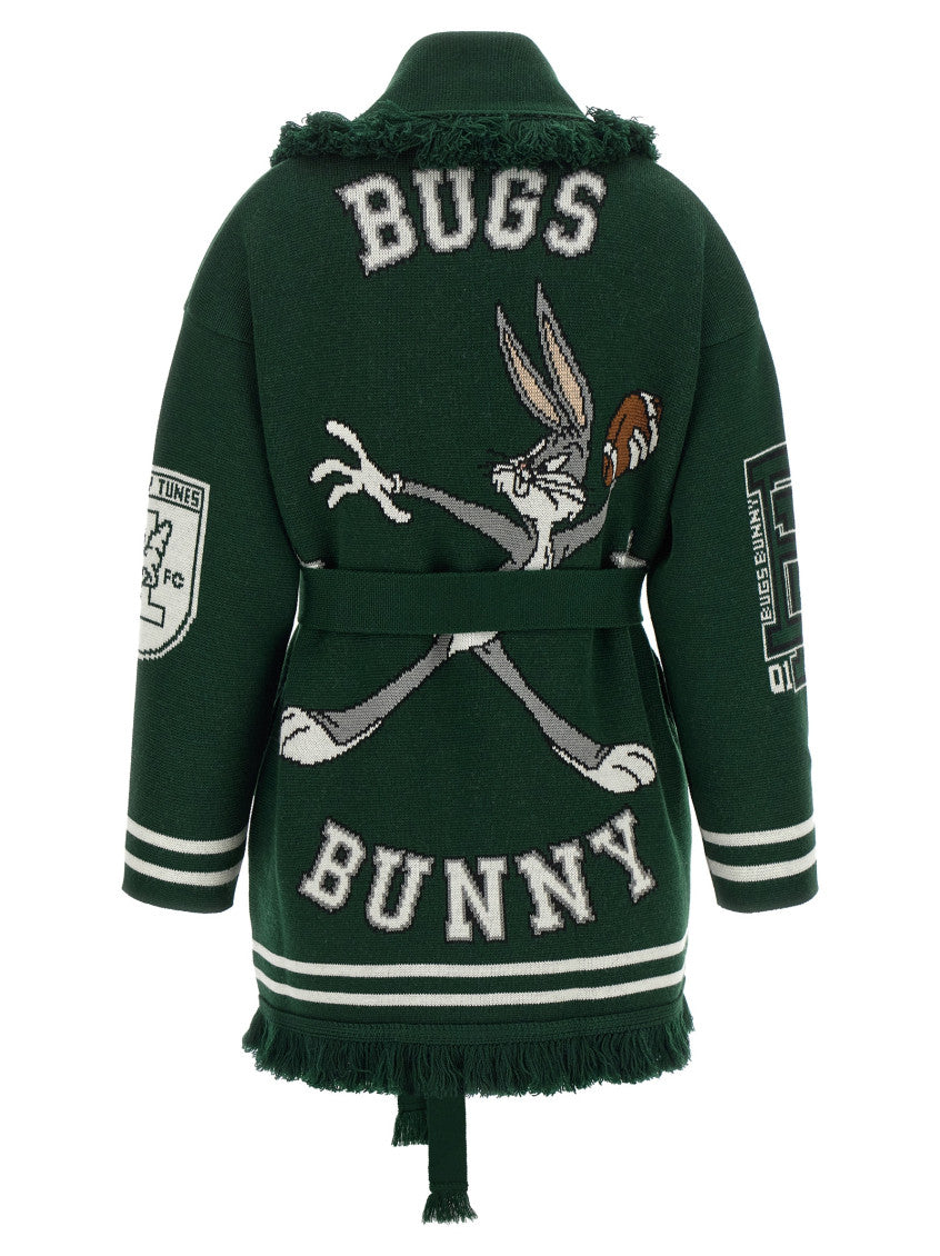 Dark Green Shawl Neck Cardigan 2