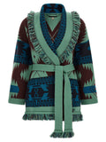 Dark Green Shawl Neck Cardigan 1