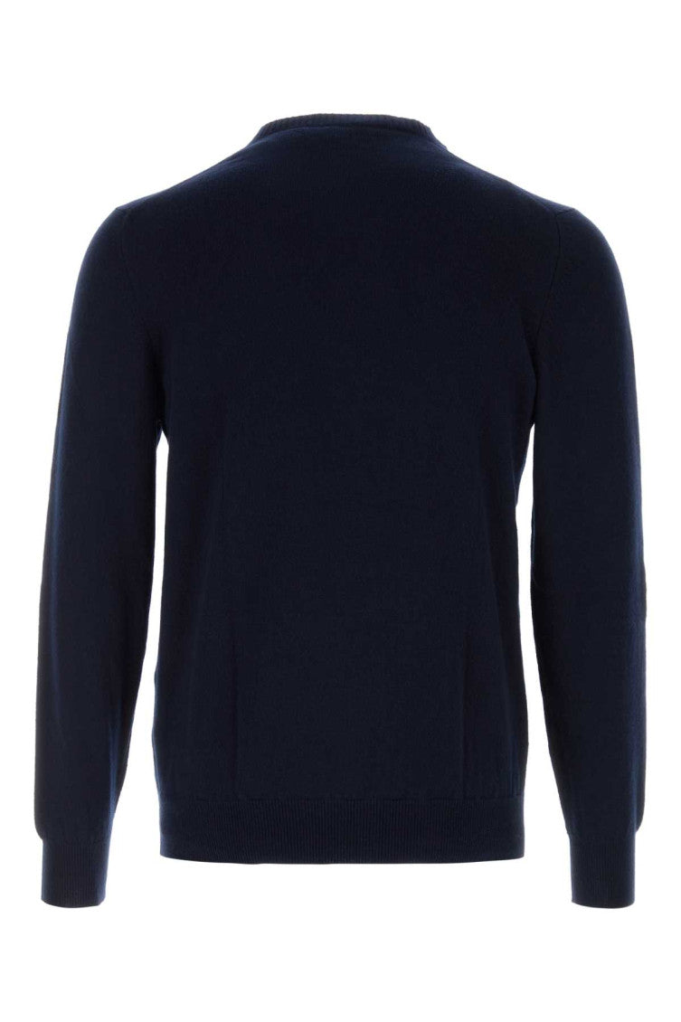 Blue Crew Neck Sweater 2