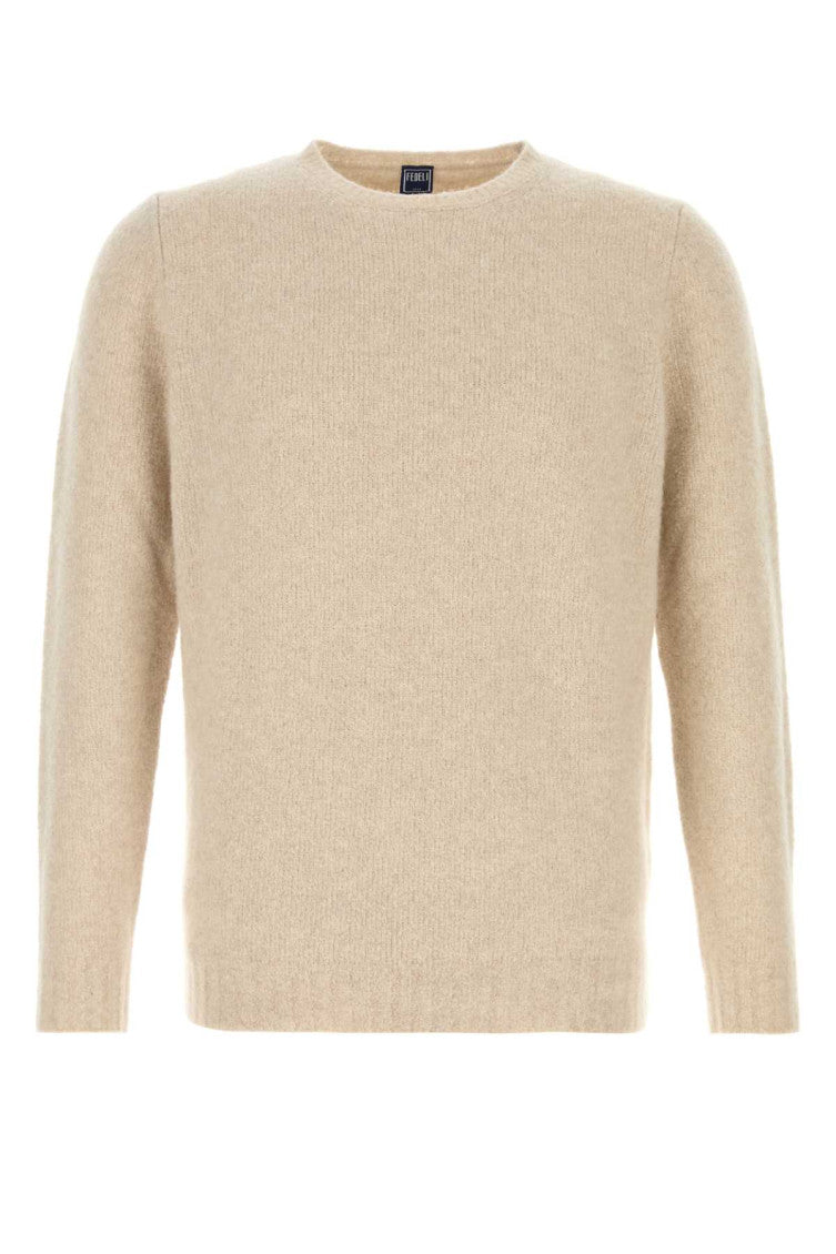 Beige Crew Neck Sweater 1