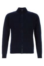 Blue Mock Collar Cardigan 1