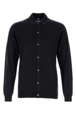 Midnight Blue Button-Up Cardigan 1
