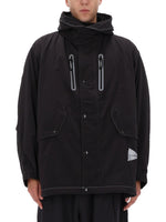 Black Logo Hood Jacket 1