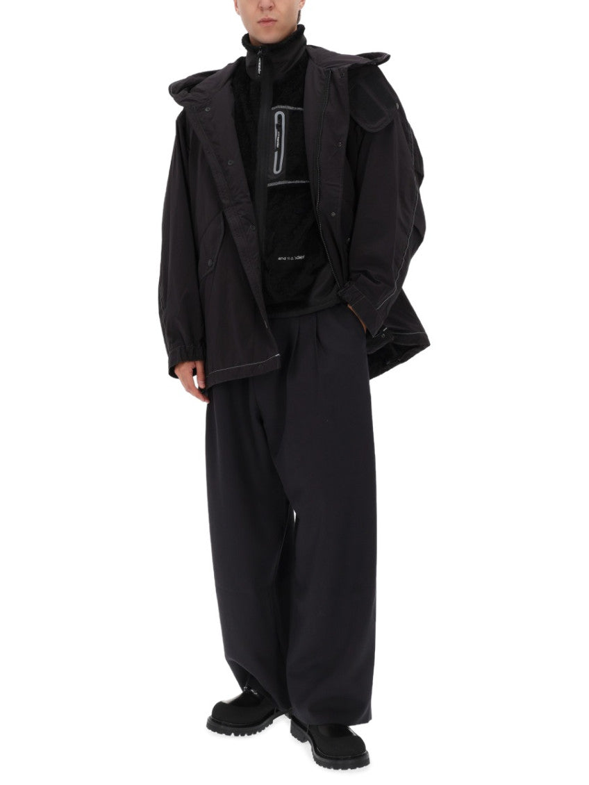 Black Logo Hood Jacket 3