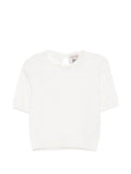 Beige Crew Neck T-Shirt 1