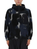 Multicolor Half Zip Hoodie 1