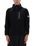 Black Solid Hood Jacket 1